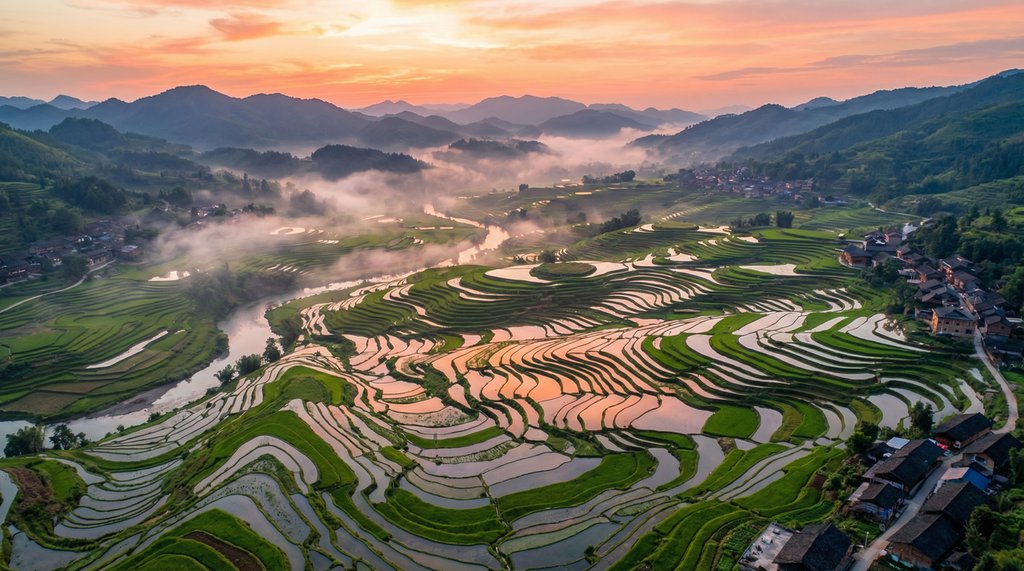 含羞草黄 - 航拍风景视频剪辑技巧教程视频